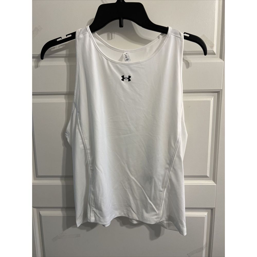 Under Armour Women's Armor‎ Tank Top Size Small Color White 1377106